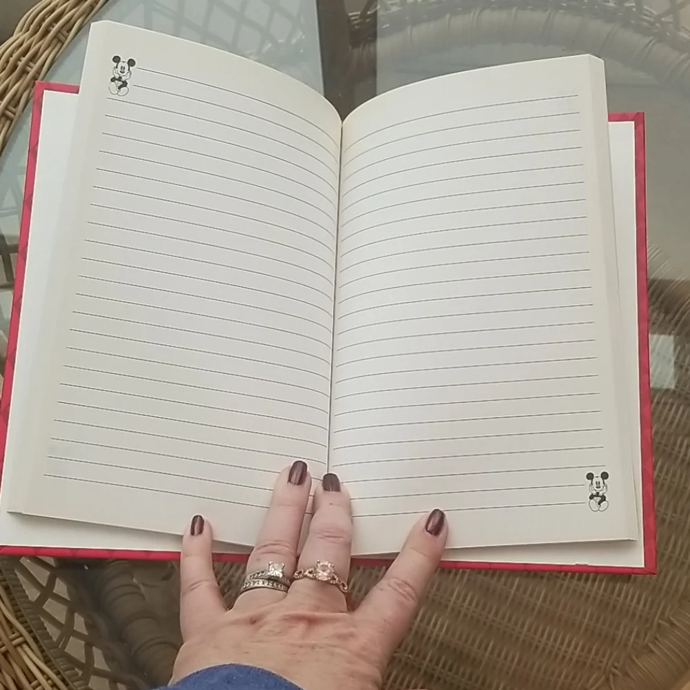Disney  Vintage Mickey journal with bookmark